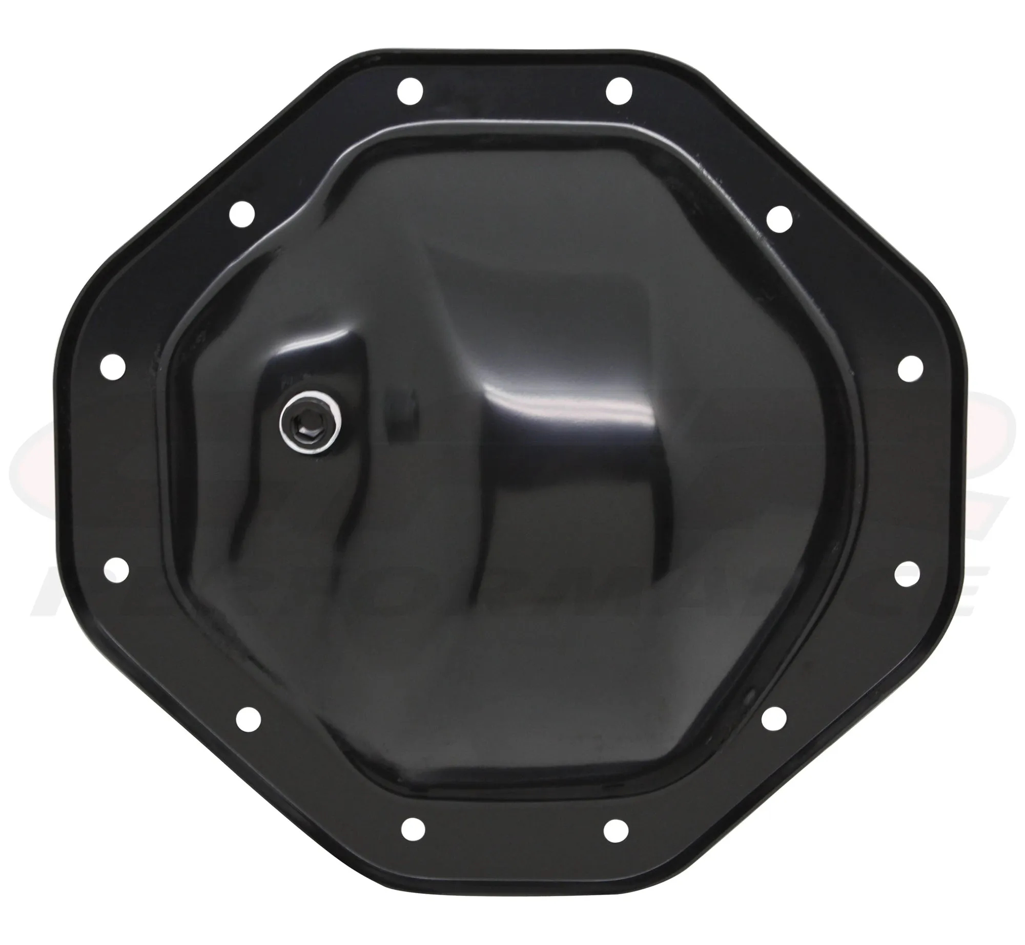 1974-UP DODGE-JEEP-MOPAR BLACK STEEL REAR DIFFERENTIAL COVER - 12 BOLT W- 9.25" RING GEAR