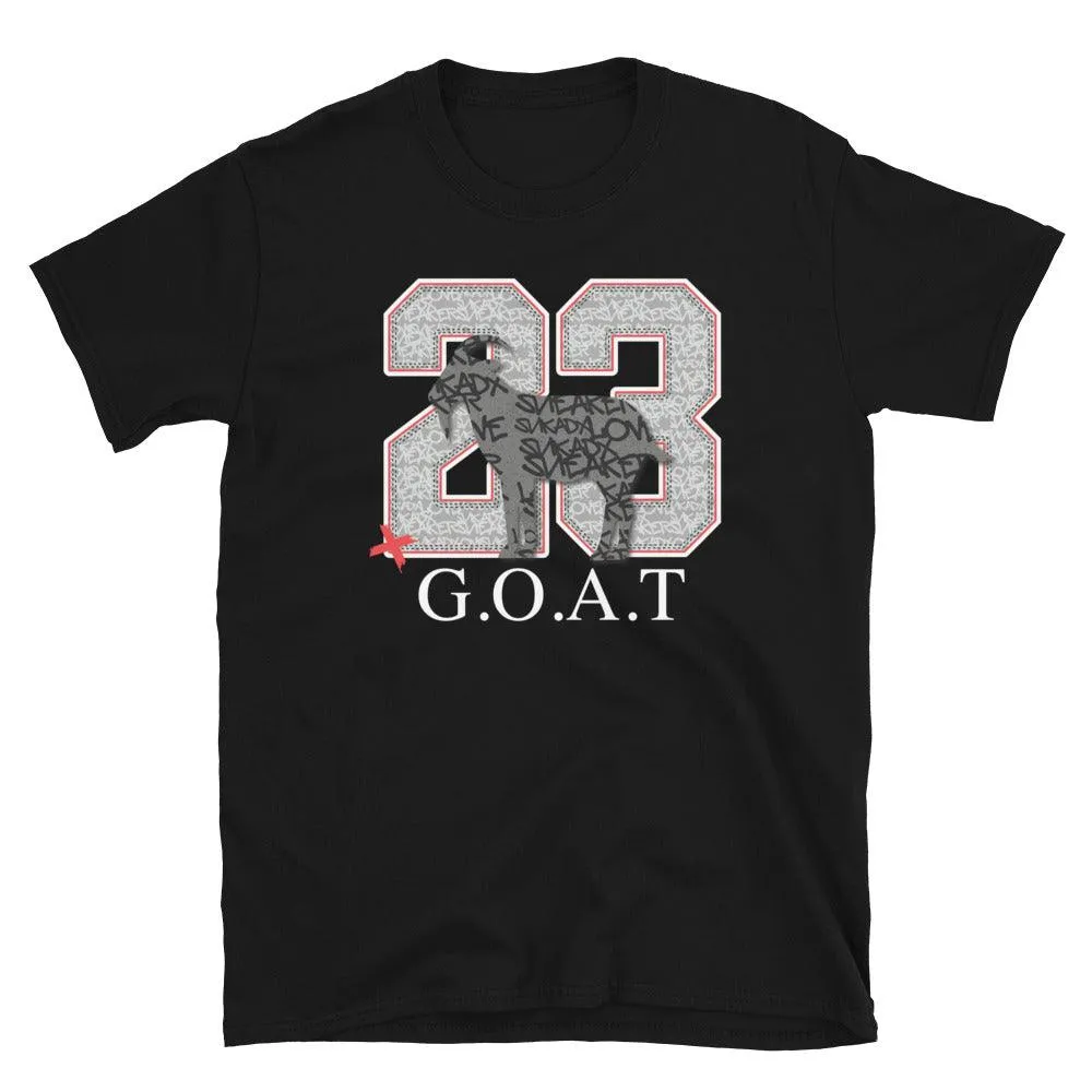 23 G.O.A.T Shirt to Match Air Jordan 1 Retro High OG Rebellionaire