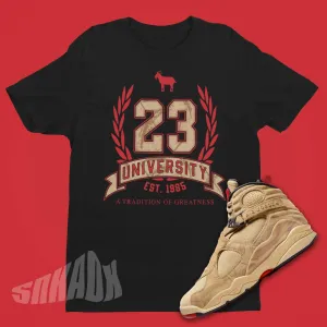 23 University Goat Emoji Shirt To Match Air Jordan 8 Rui Hachimura