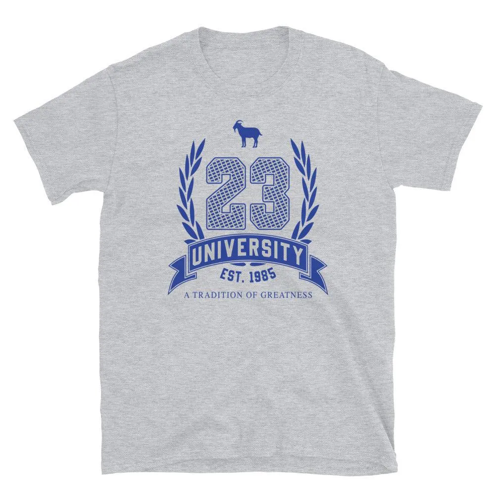 23 University Shirt To Match Air Jordan 5 Racer Blue