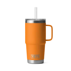 25 oz. / 739ml Straw Mug w/ Straw Lid - King Crab Orange