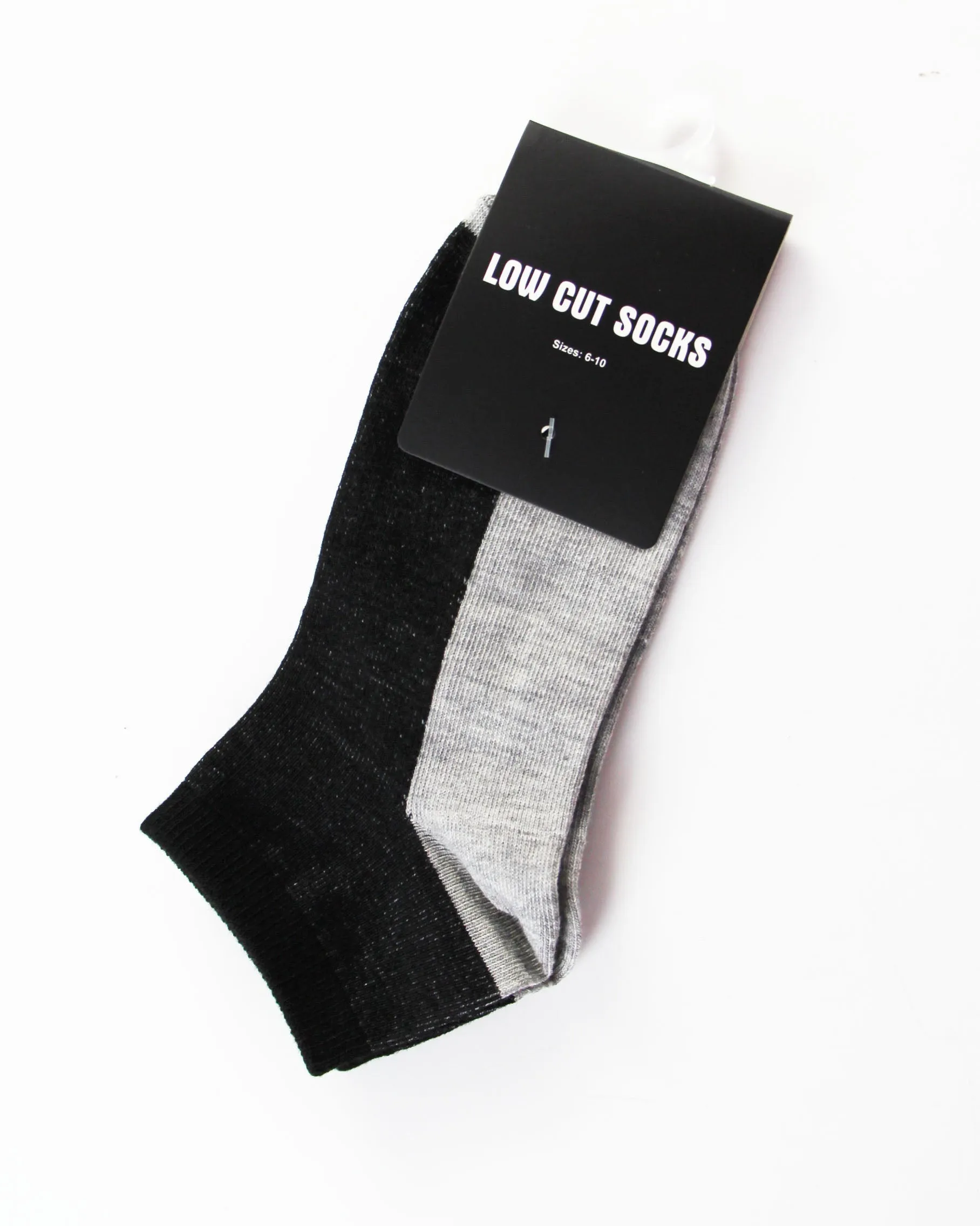 6 x Mens Low Cut White Black Blue Grey Sport Casual Socks