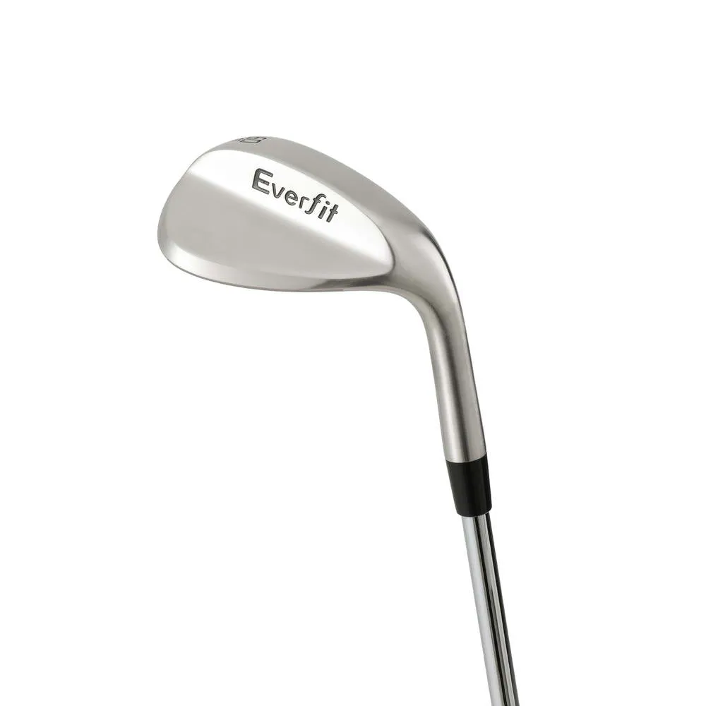 60° Steel Golf Wedge, Rubber Handle, Right-Handed - Everfit