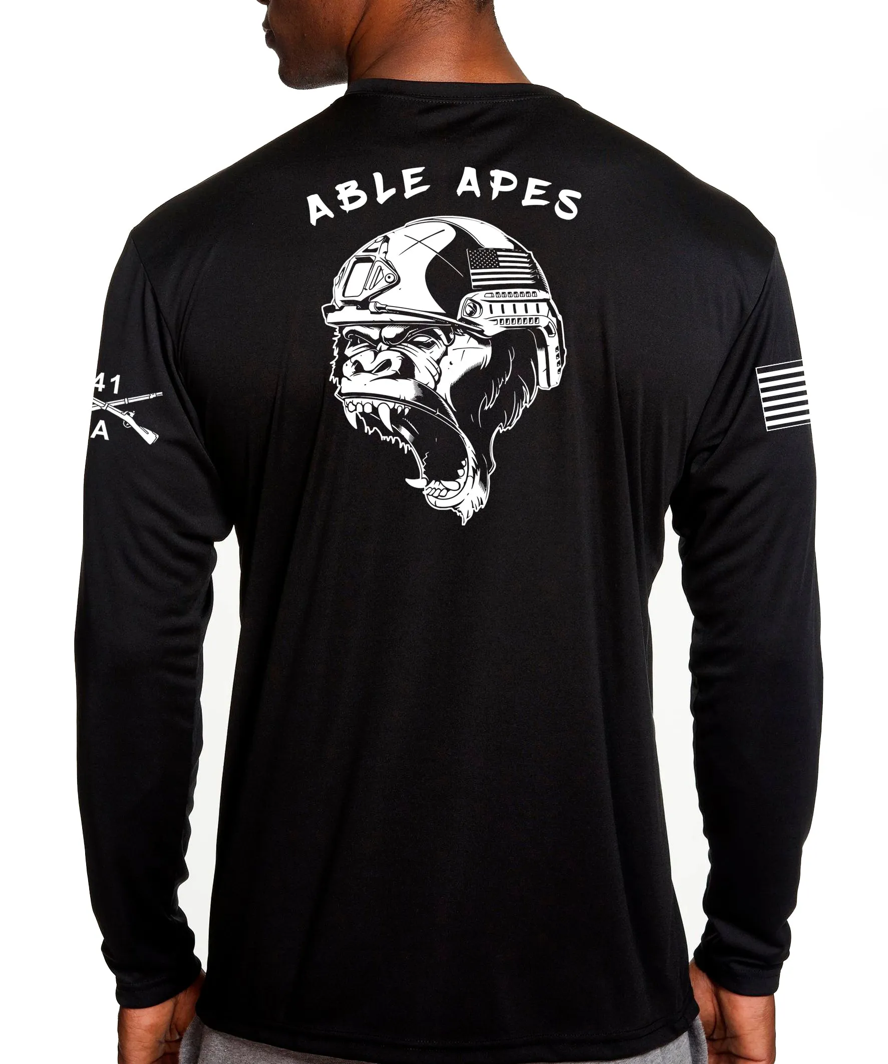 Able Co Long Sleeve Performance PT Shirt. This shirt IS approved for PT.