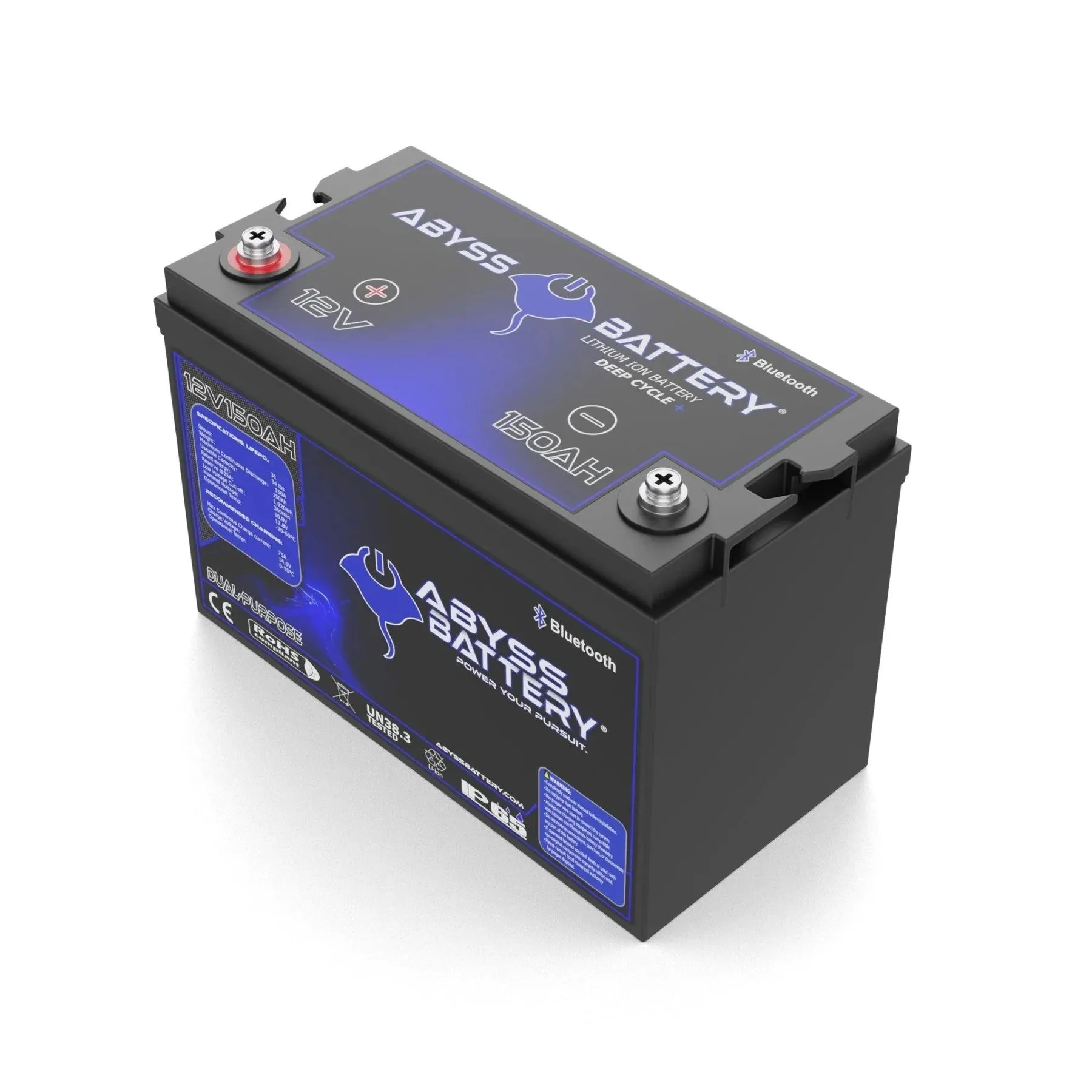 Abyss® 12V 150Ah Dual Purpose Lithium Marine Battery