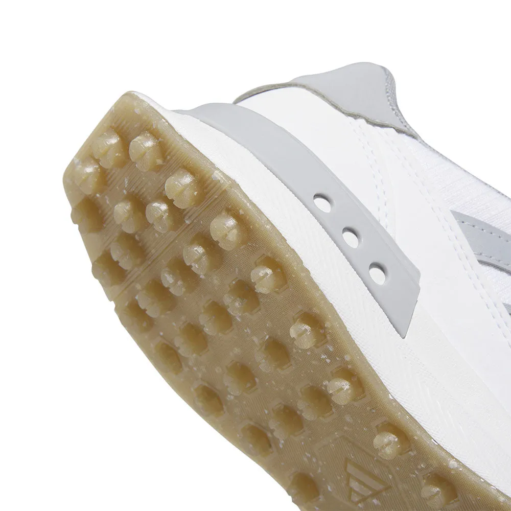 adidas Jr S2G 24 Spikeless Waterproof Shoes - Ftwr White/Halo Silver/Gum4