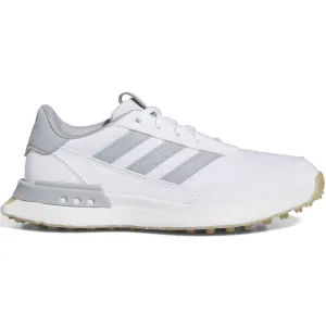 adidas Jr S2G 24 Spikeless Waterproof Shoes - Ftwr White/Halo Silver/Gum4