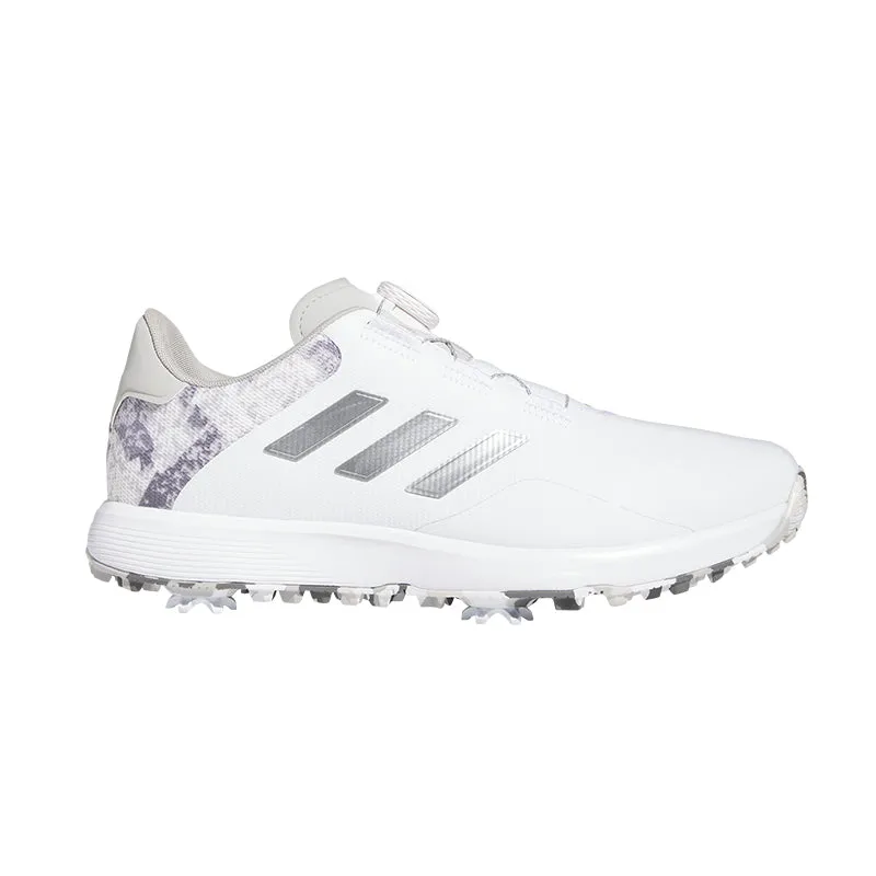 ADIDAS S2G BOA Men's Spiked Shoe (White/Silver/Grey)