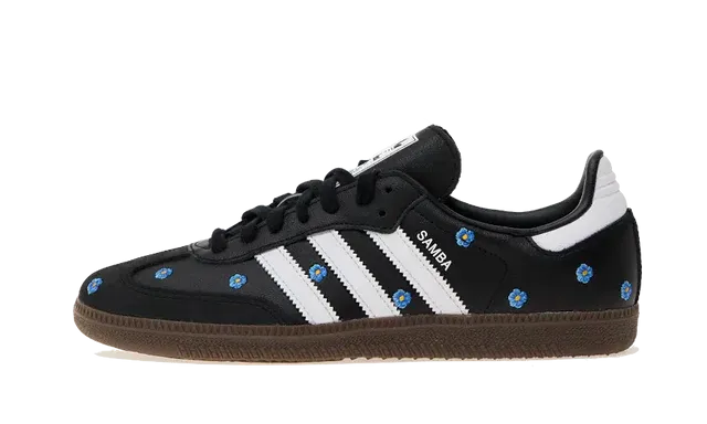 Adidas Samba Light Blue Floral Core Black