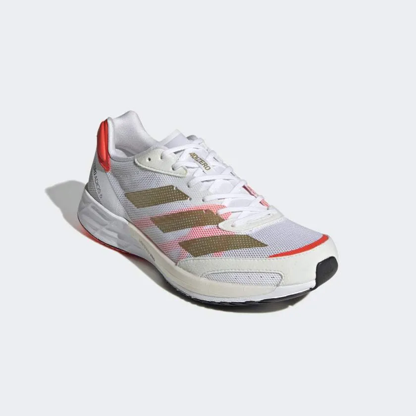 Adidas Women's Adizero Adios 6 Running Shoe | White