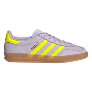 Adidas Women's Gazelle Indoor Silver Dawn/Solar Yellow/Gum