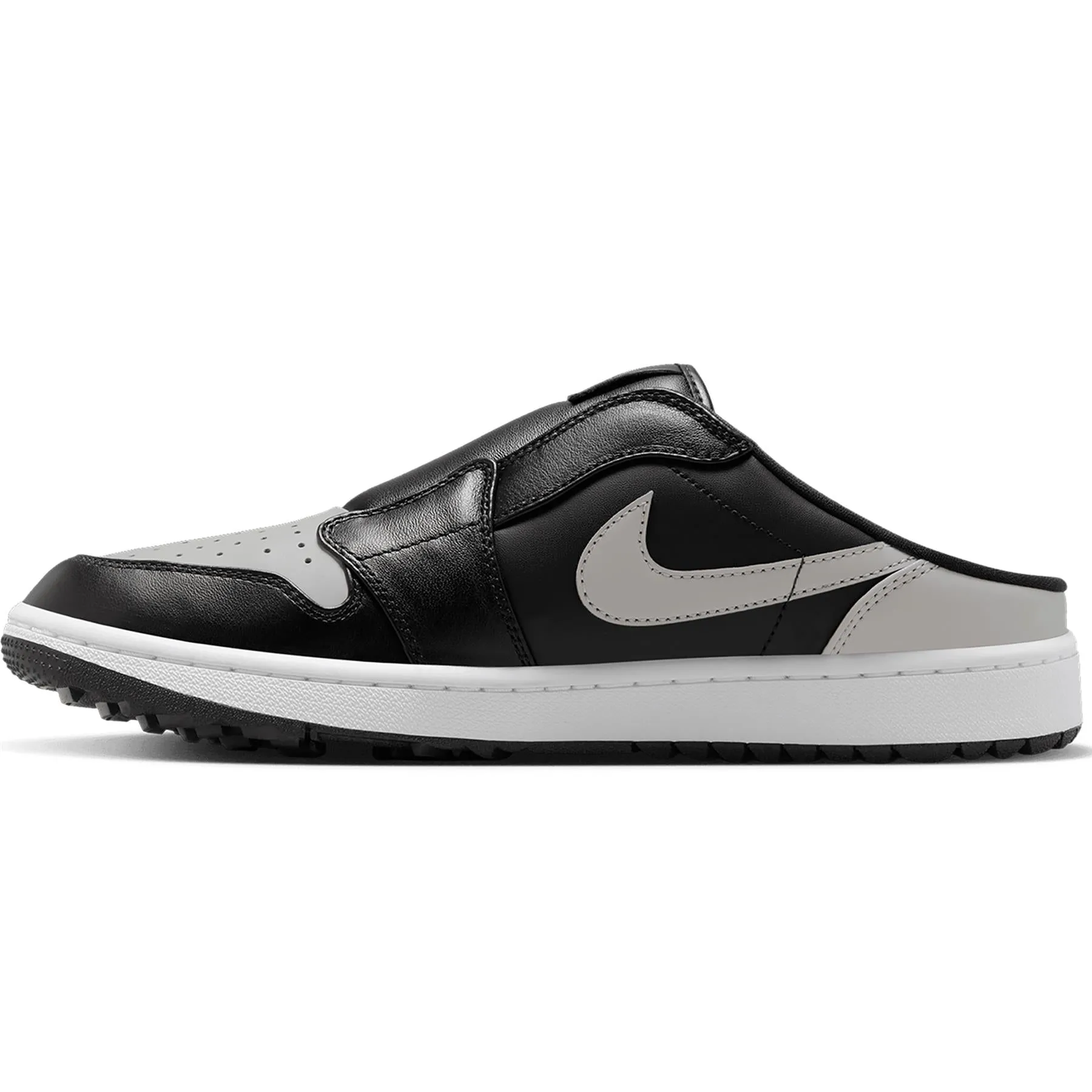 Air Jordan 1 Mule Golf Shoes Black/Medium Grey - W24