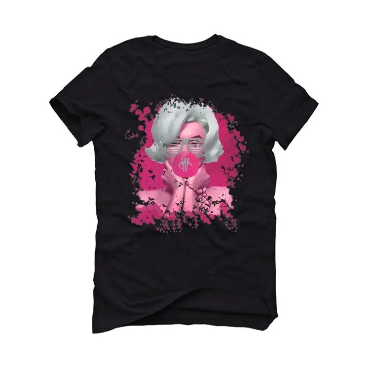 Air Jordan 14 “Shocking Pink” Black T-Shirt (BUBBLE GUM)