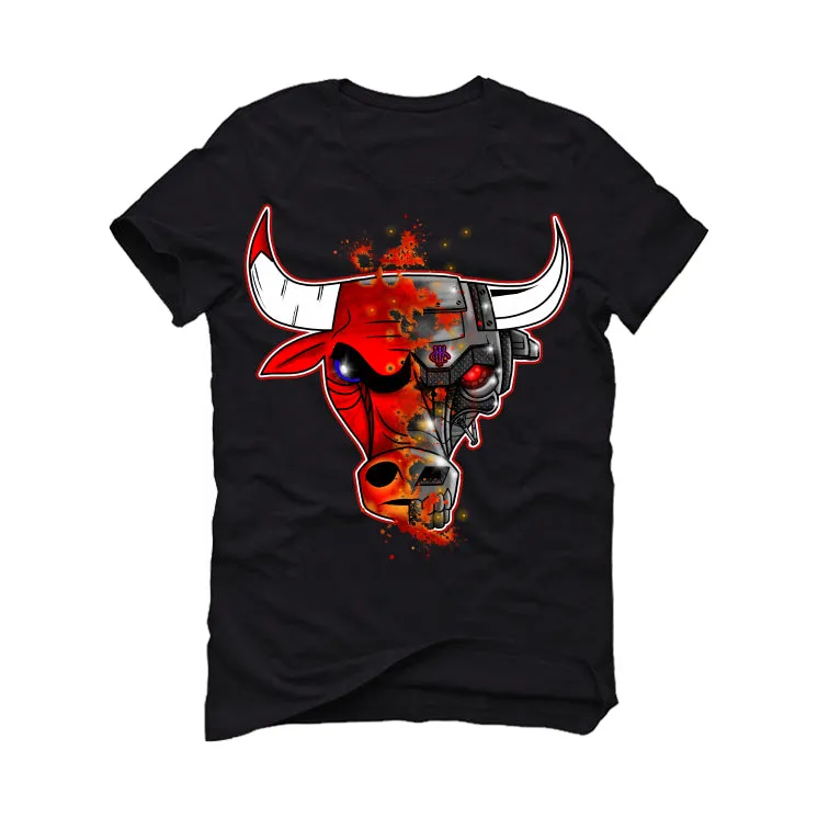 Air Jordan 8 “Playoffs” | illcurrency Black T-Shirt (Bulls)