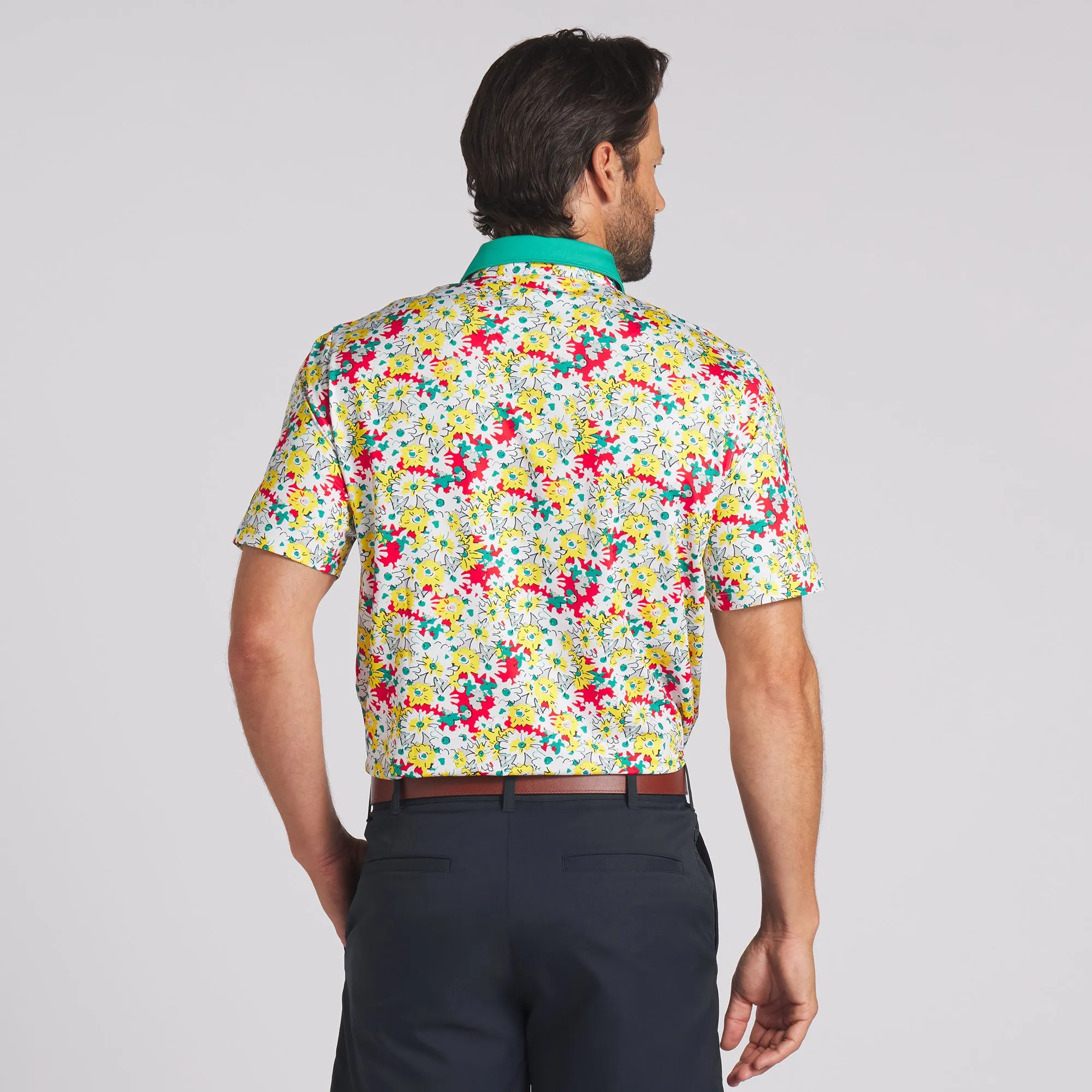 AP Floral Golf Polo