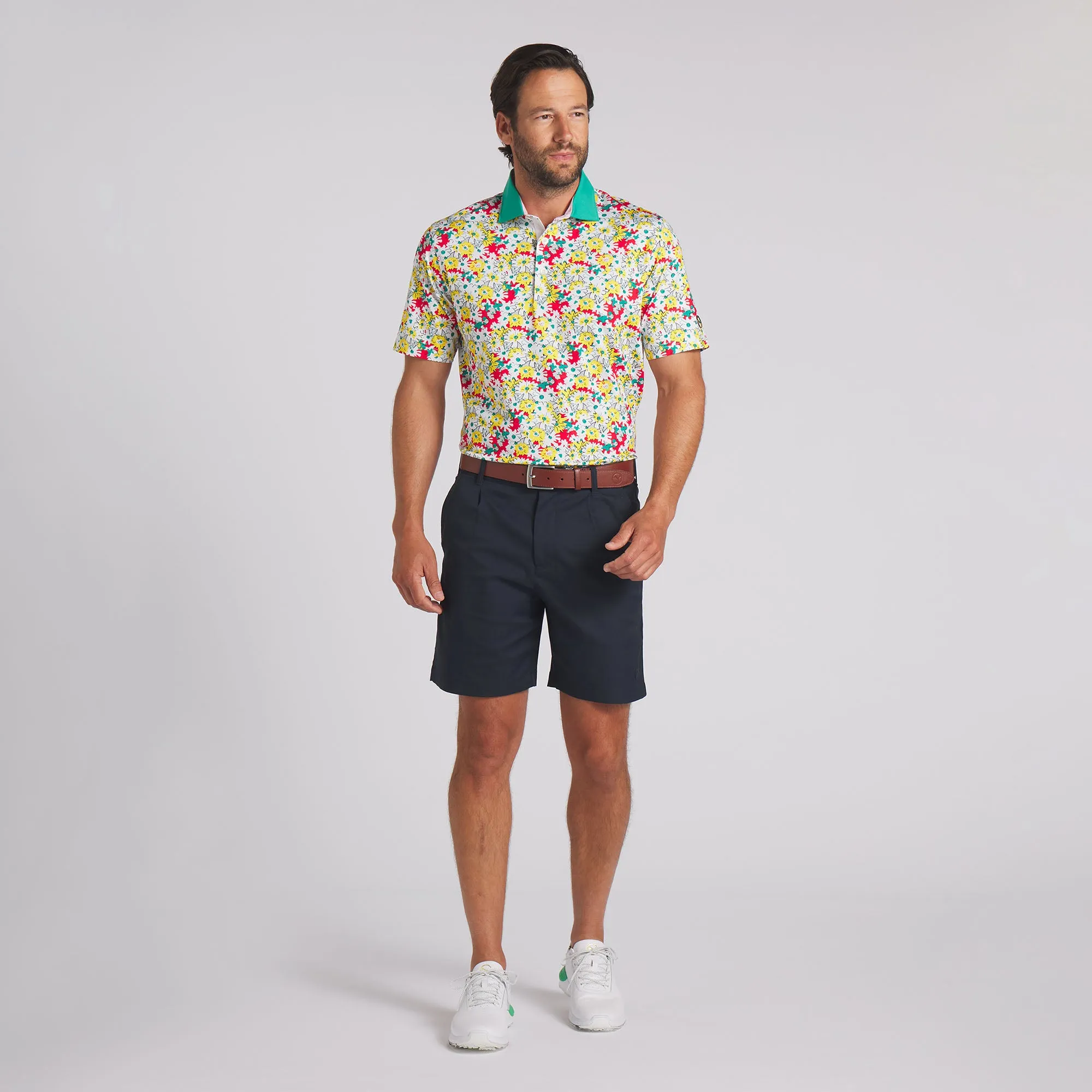 AP Floral Golf Polo