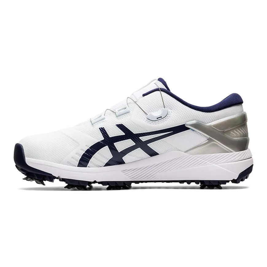 Asics Gel Course Duo Boa Golf Shoes White/Peacoat (On-Sale)