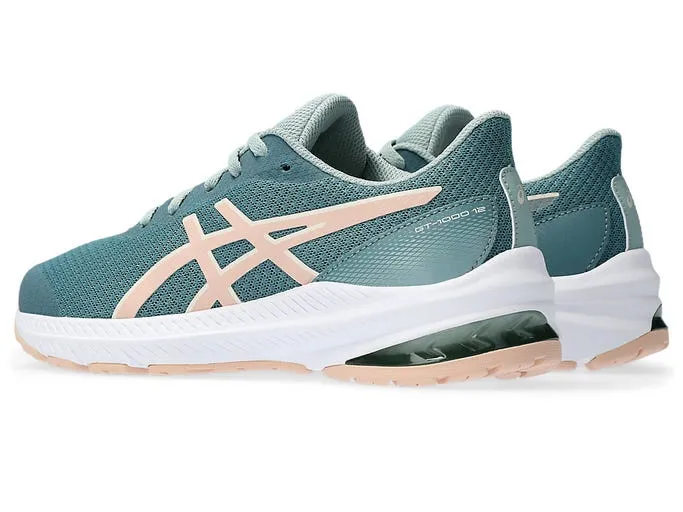 Asics Kid's GT 1000 12 GS - Foggy Teal/Pale Apricot