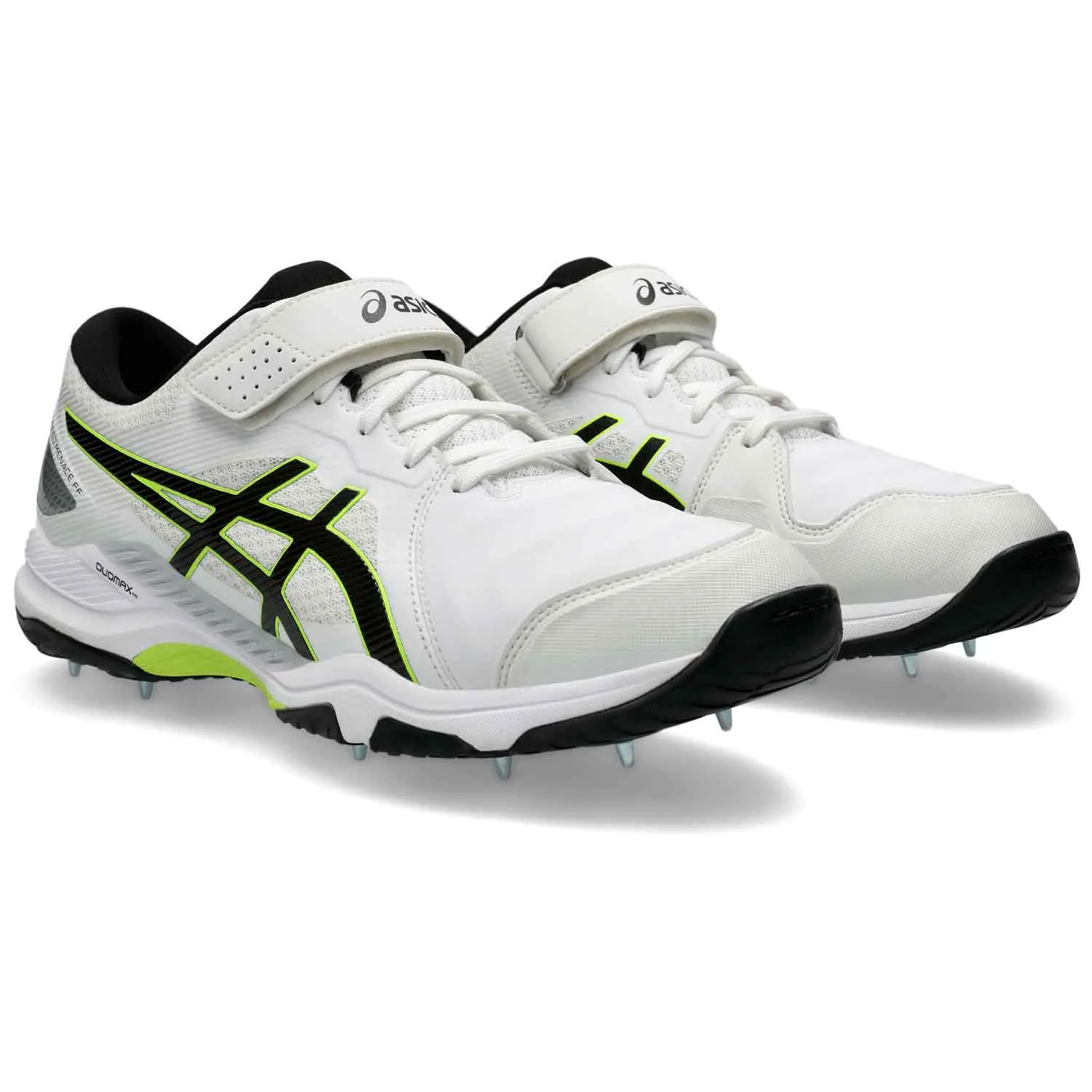 Asics Speed Menace Cricket Spikes White/Black