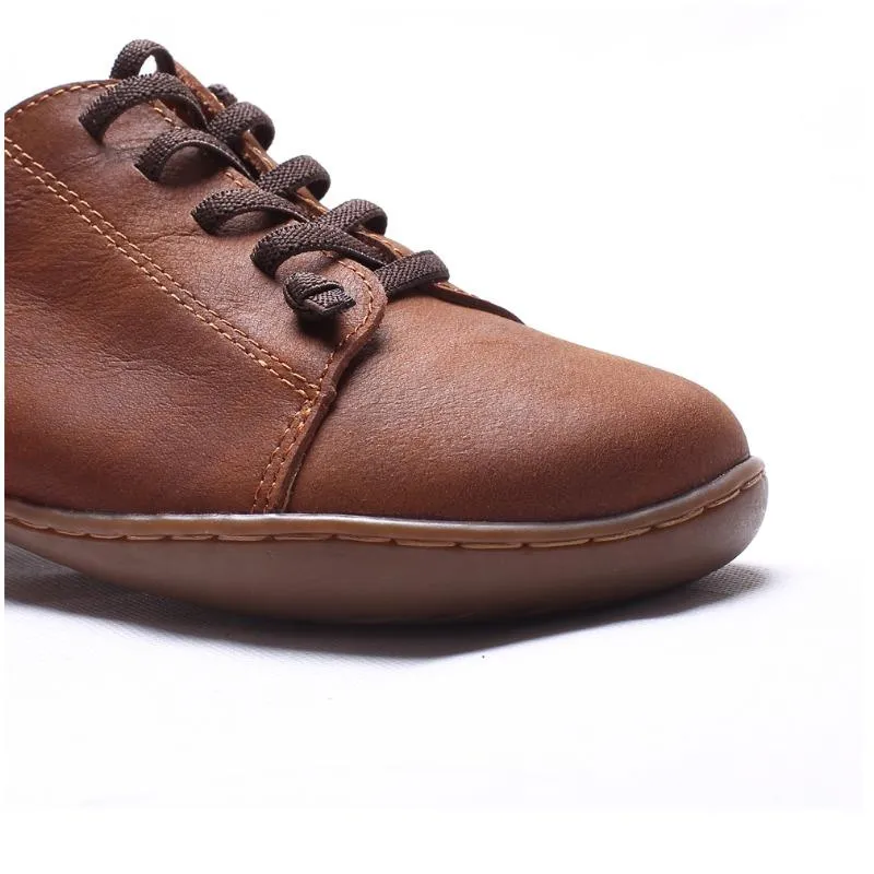 Authentic Leather Plain Toe Shoes