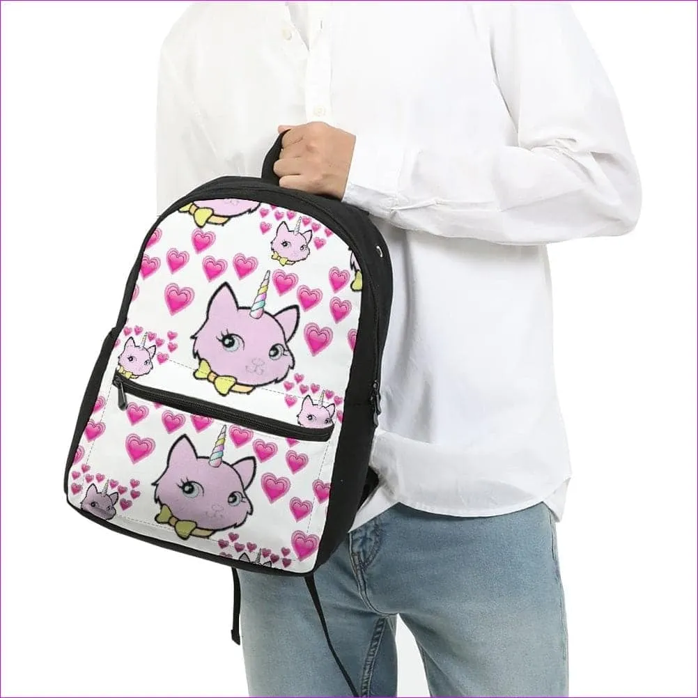 Bec & Friends Uni-Kitten Small Canvas Backpack