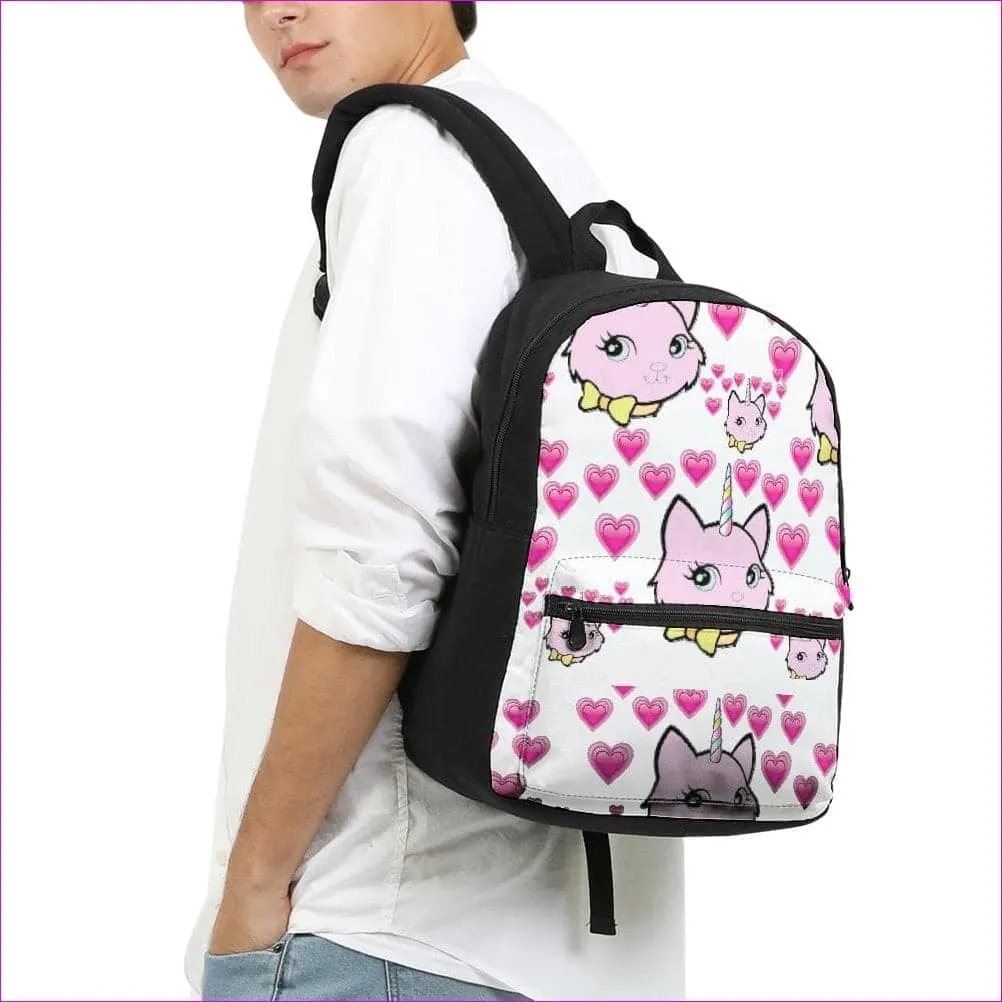 Bec & Friends Uni-Kitten Small Canvas Backpack