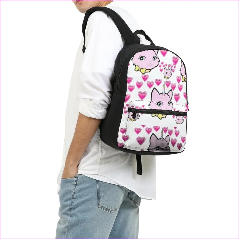 Bec & Friends Uni-Kitten Small Canvas Backpack