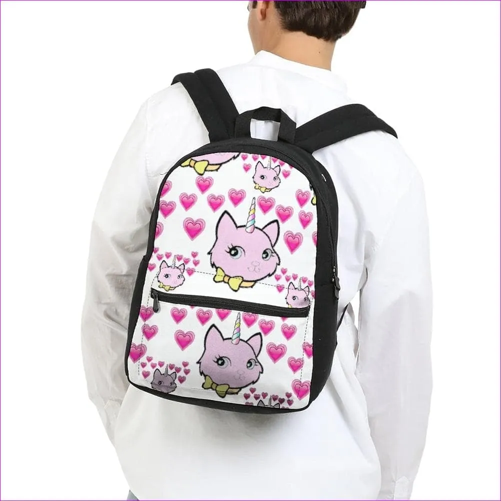 Bec & Friends Uni-Kitten Small Canvas Backpack