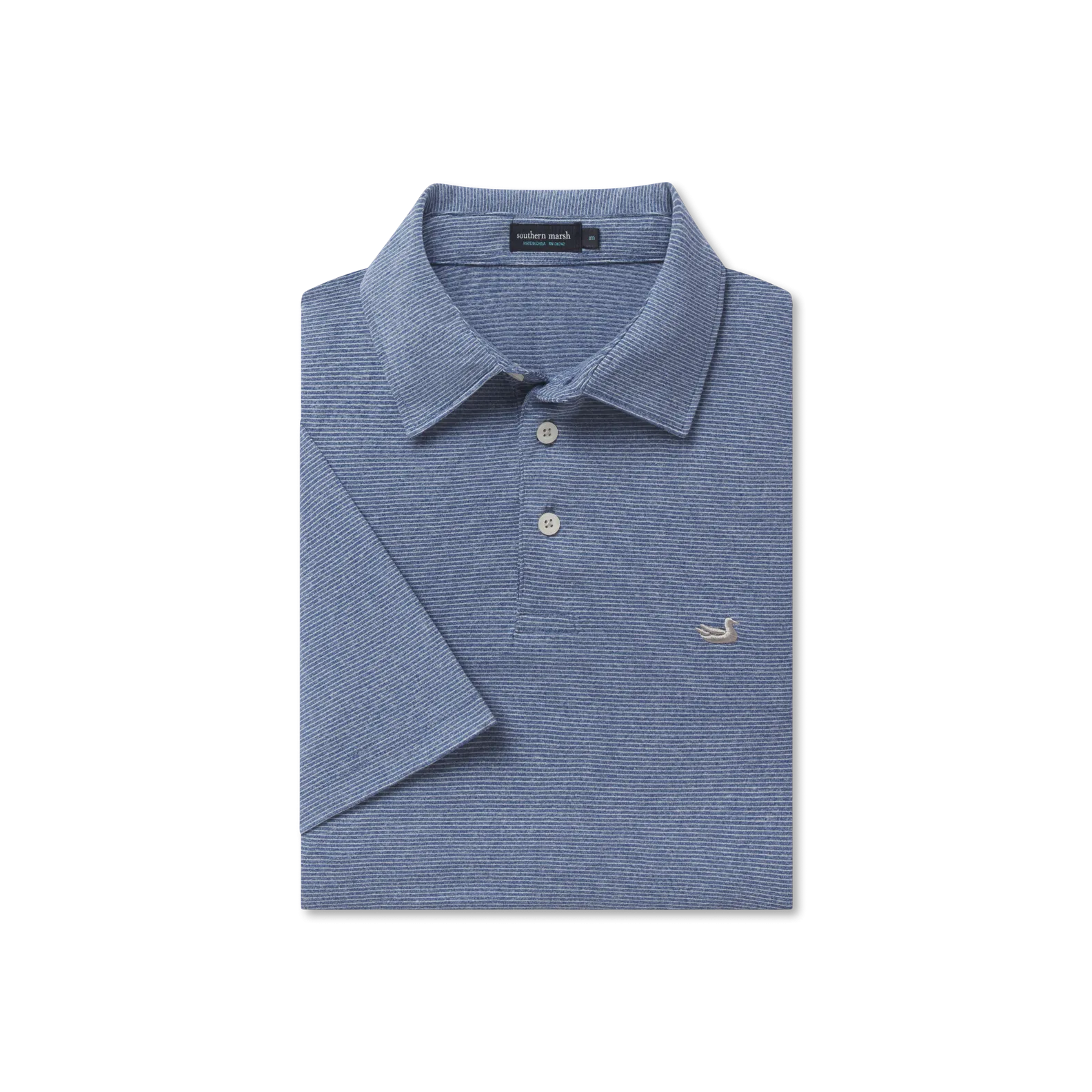 Biscayne Heather Performance Polo