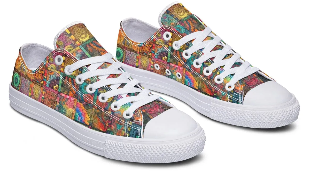 Blotter Quilt Low Top Shoes