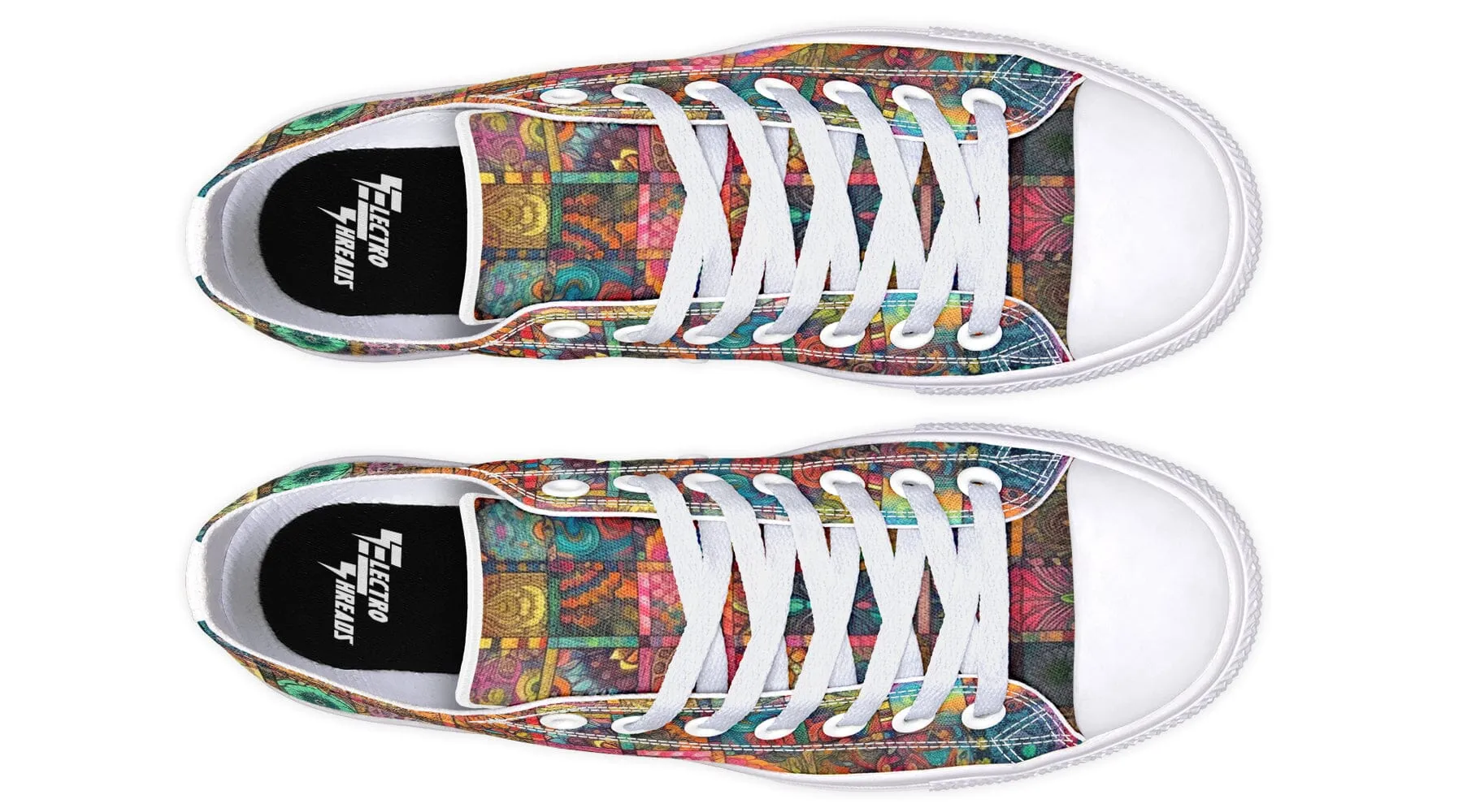 Blotter Quilt Low Top Shoes