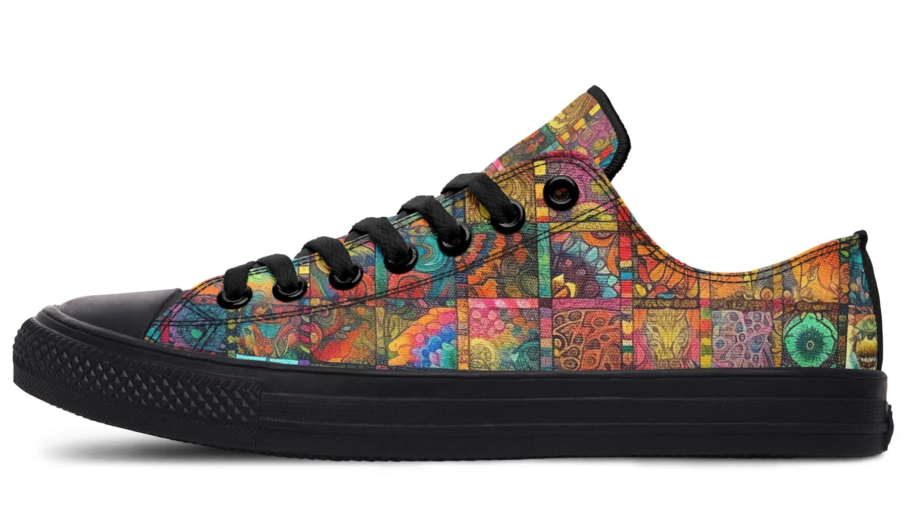 Blotter Quilt Low Top Shoes