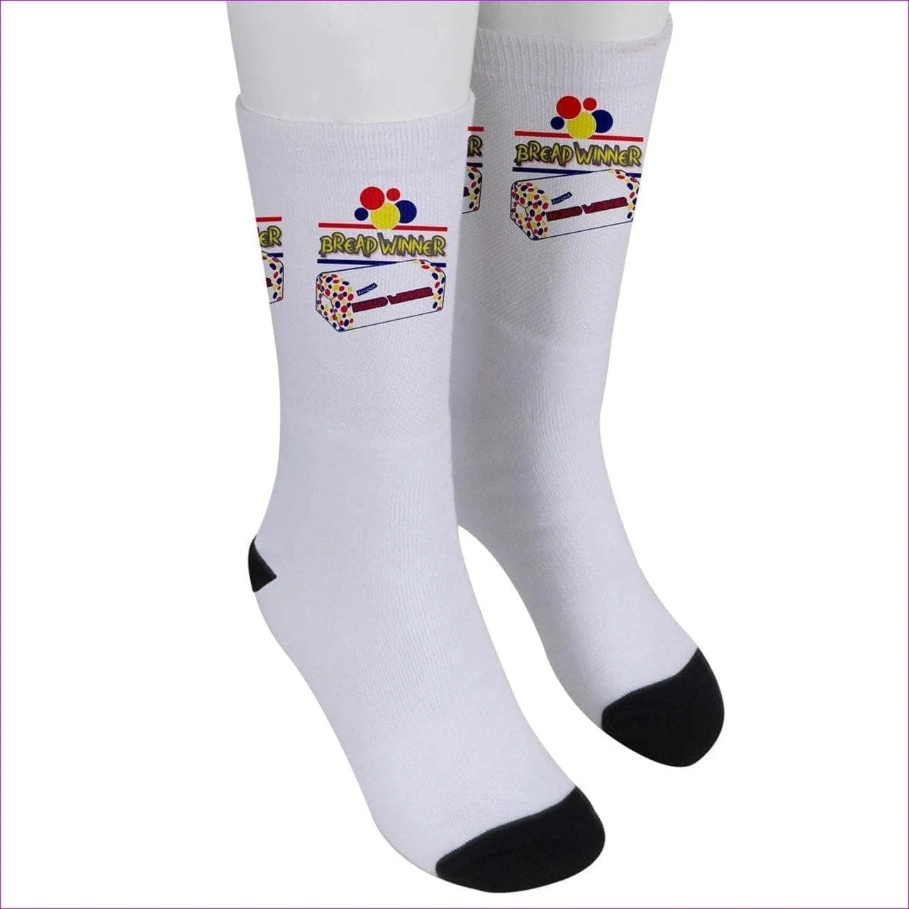 Bread Winner Men's Crew Socks -4 colors