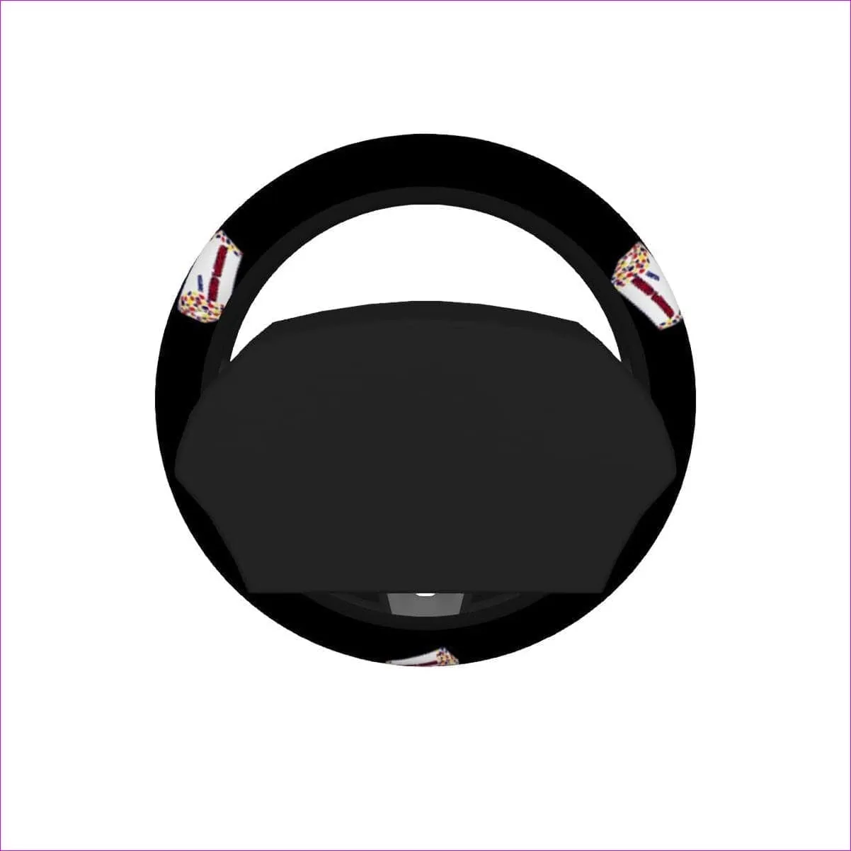 Bread Winner Steering Wheel Cover - Black