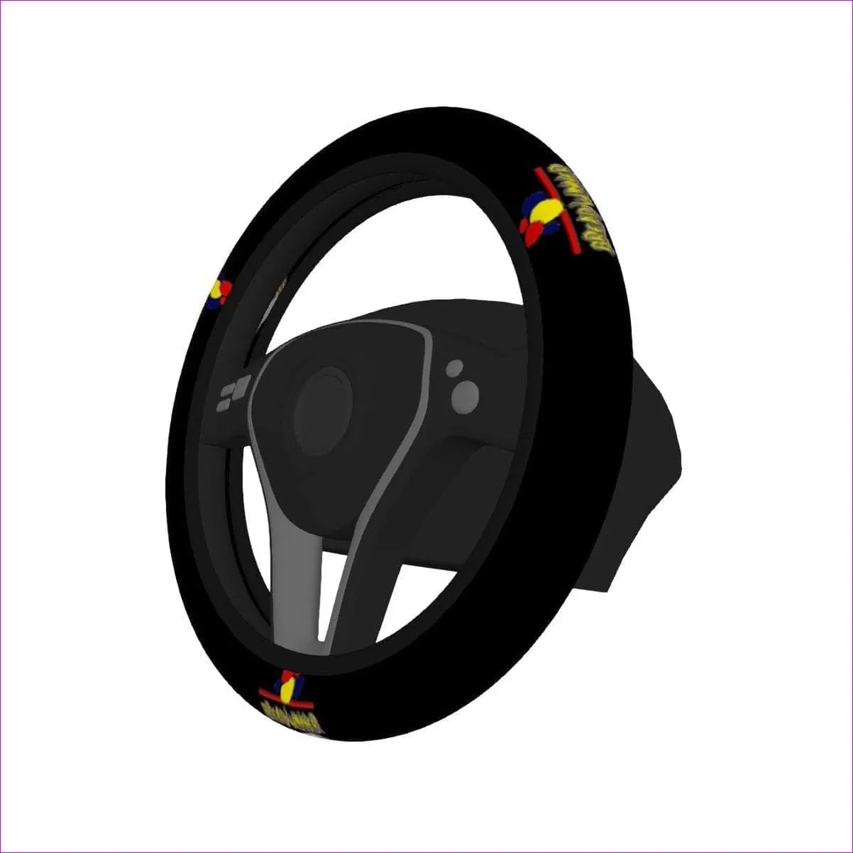 Bread Winner Steering Wheel Cover - Black