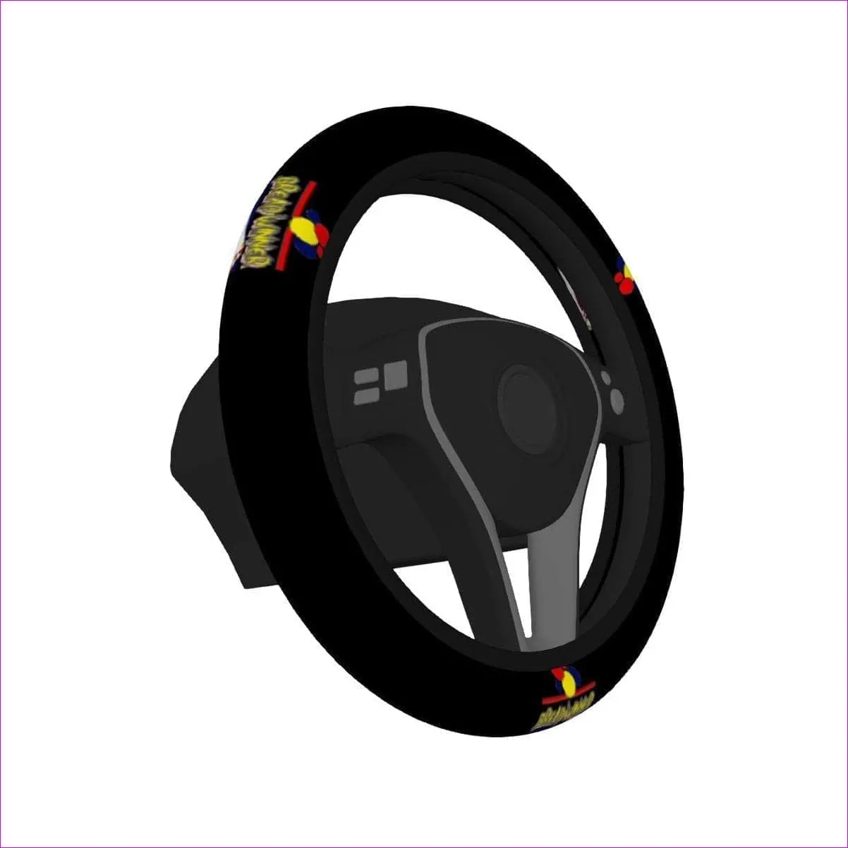 Bread Winner Steering Wheel Cover - Black