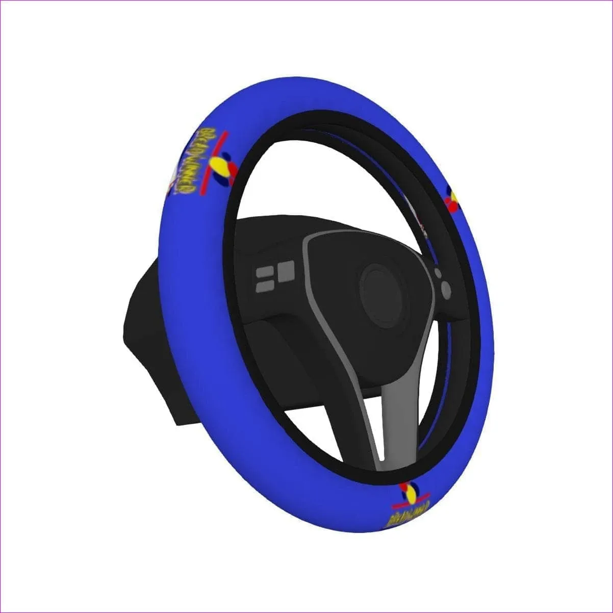 Bread Winner Steering Wheel Cover - Blue