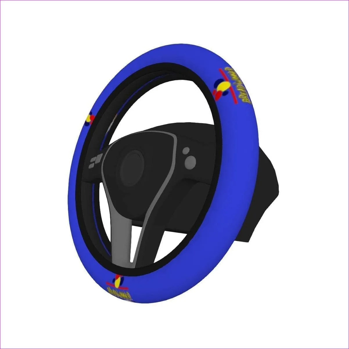 Bread Winner Steering Wheel Cover - Blue