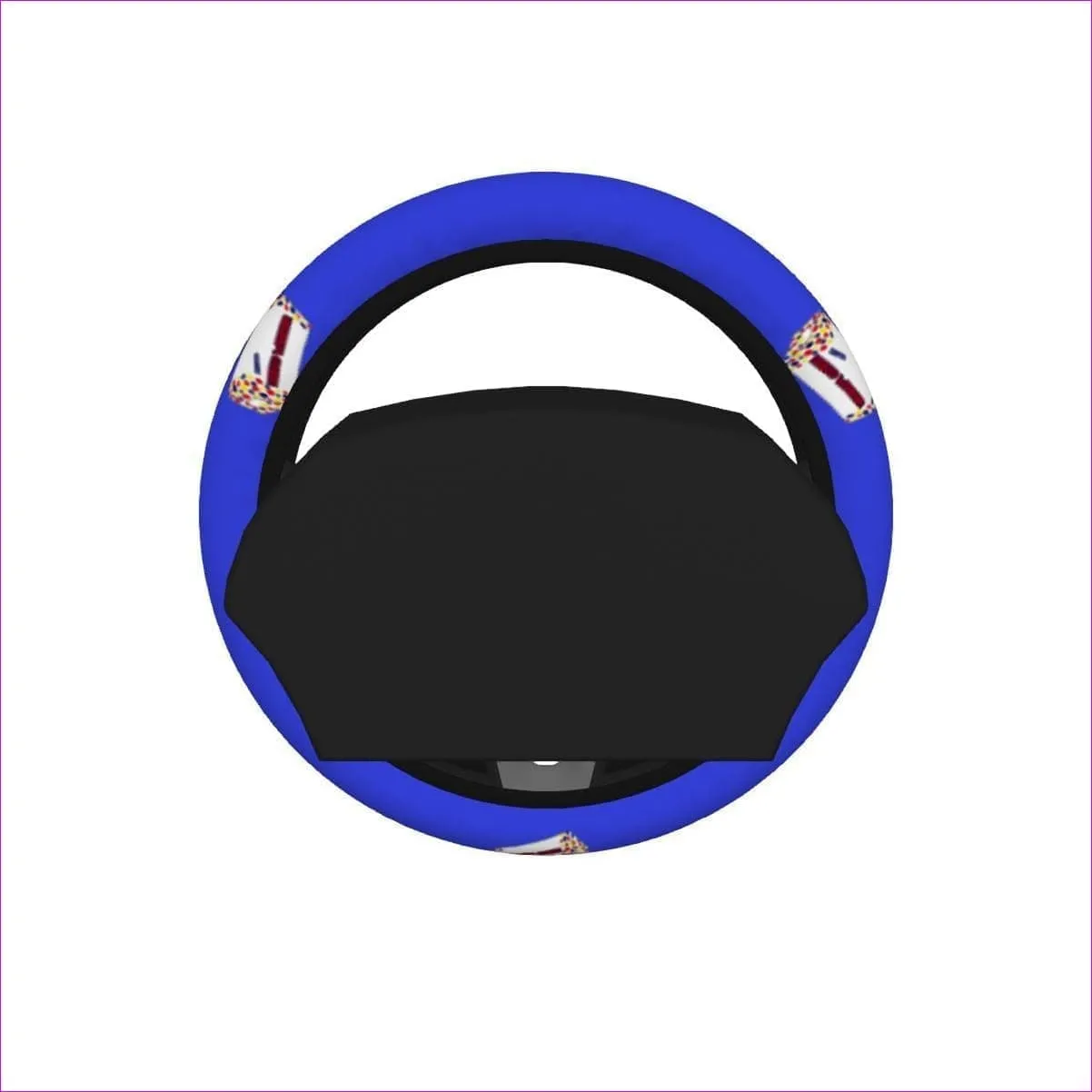 Bread Winner Steering Wheel Cover - Blue