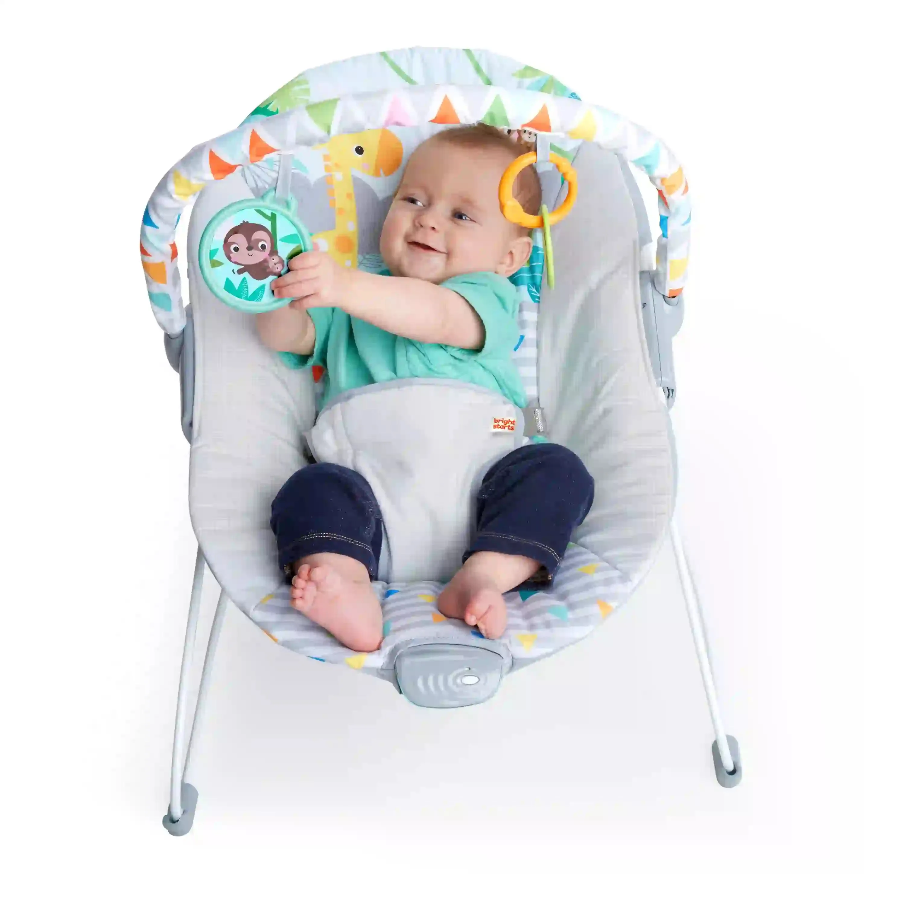 Bright Starts Safari Fun Vibrating Bouncer