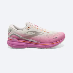 Brooks Women's Ghost 15 - Grey/Coconut/Fuchsia