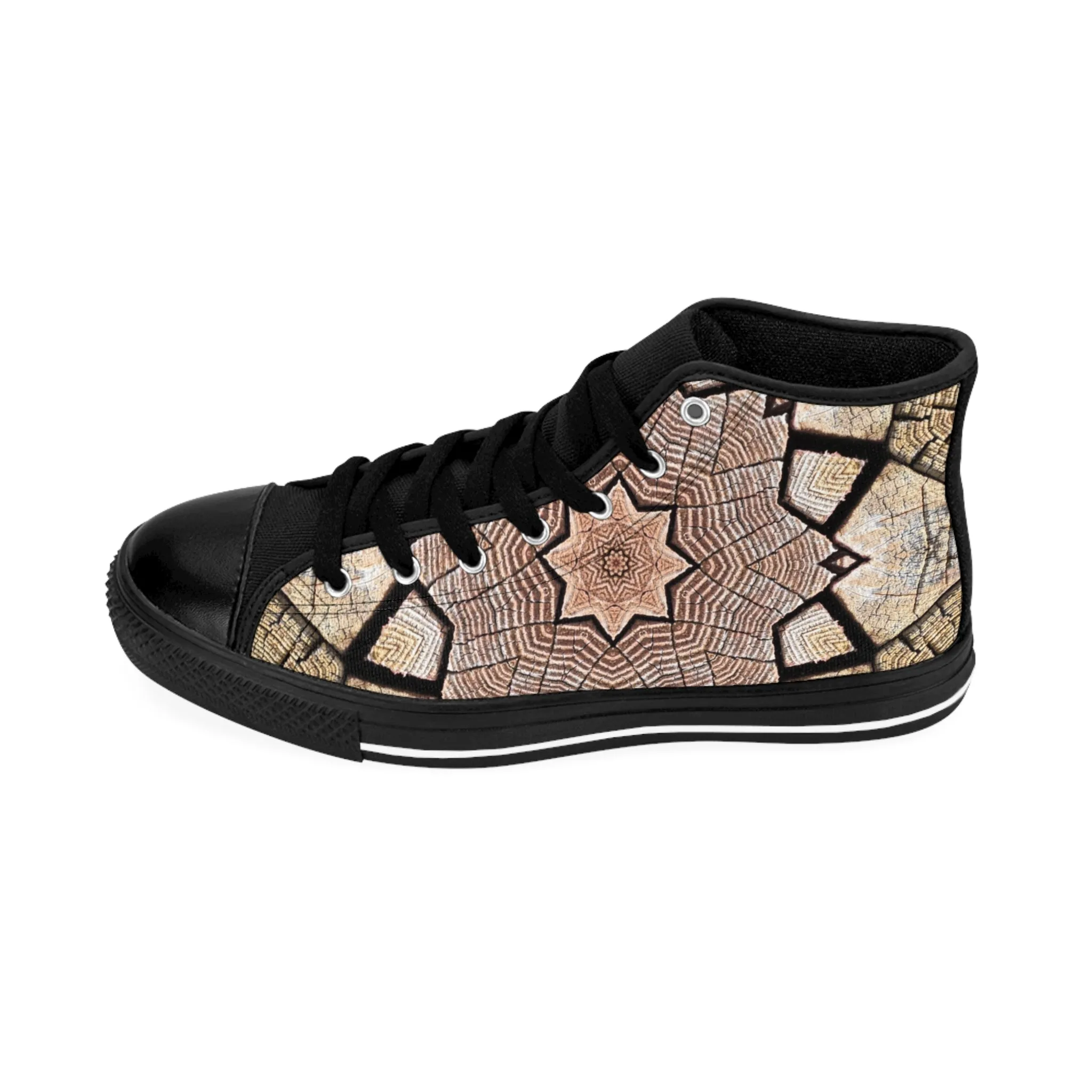 Brown Mandala - Inovax Women's Classic Sneakers