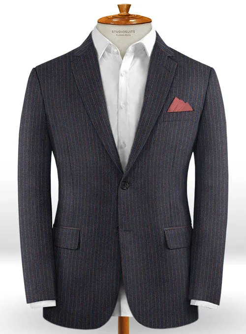 Caccioppoli Dapper Dandy Berno Regal Blue Wool Jacket