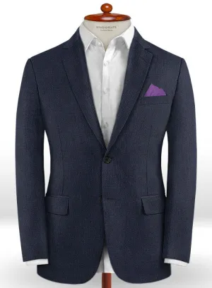 Caccioppoli Dapper Dandy Inato Glen Blue Wool Jacket