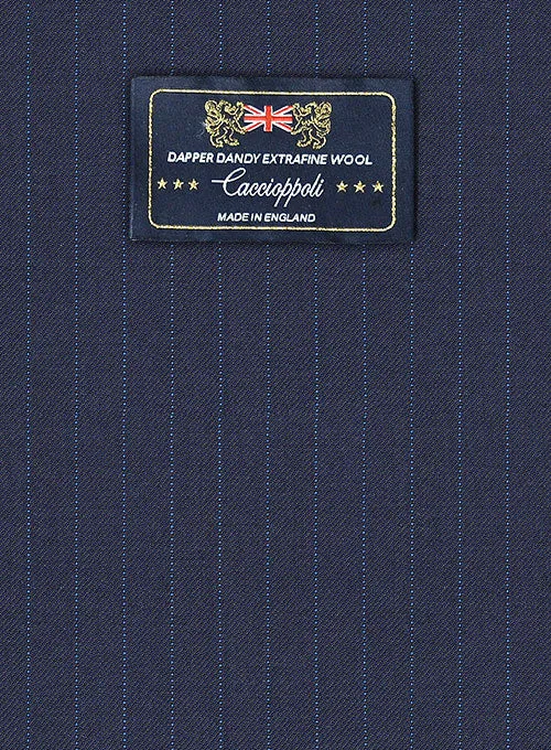 Caccioppoli Dapper Dandy Osotti Blue Wool Suit