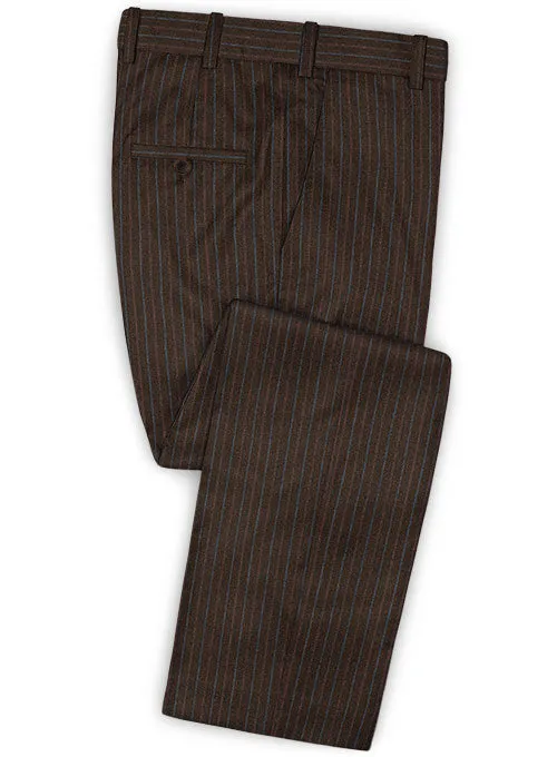 Caccioppoli Dapper Dandy Pinoza Brown Wool Suit