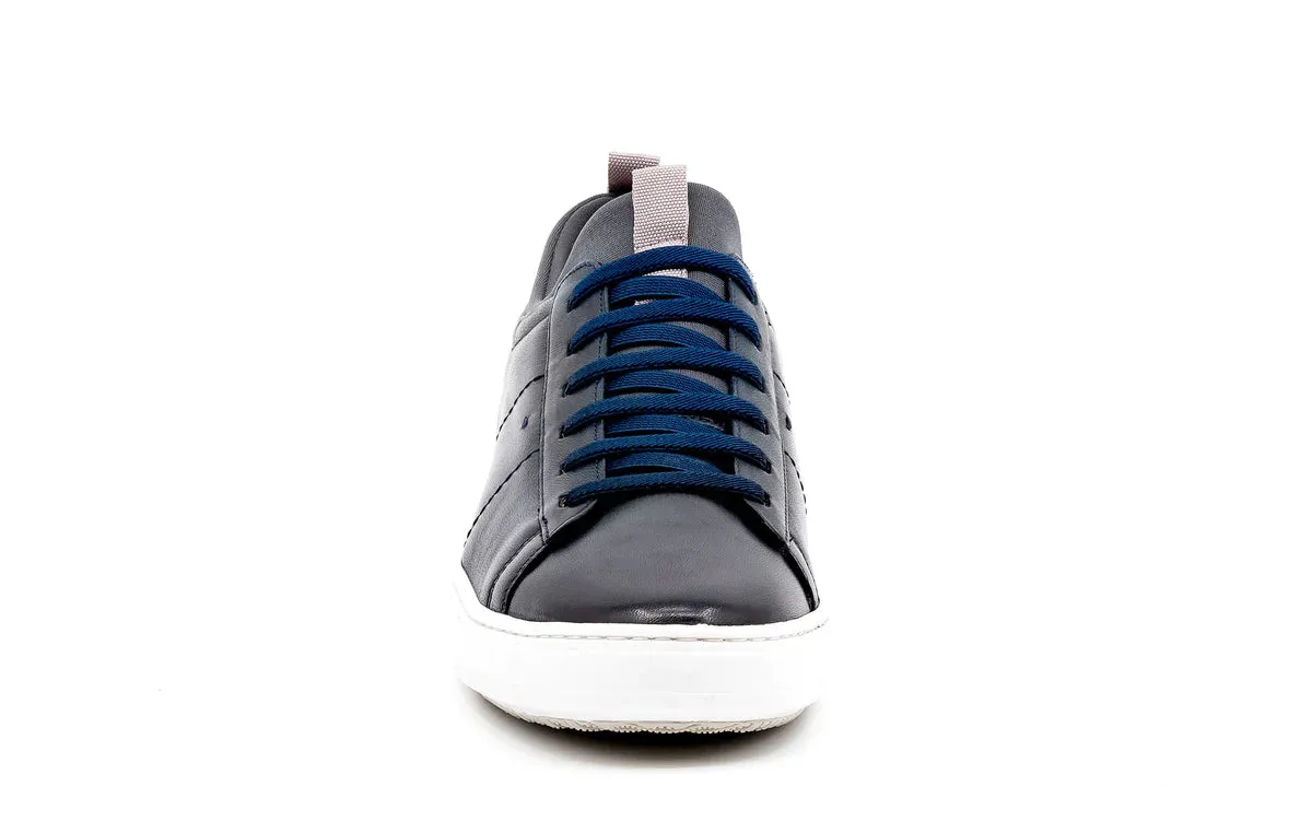 Cameron Hand-Finished Sheep Skin Sneaker in Navy by Martin Dingman