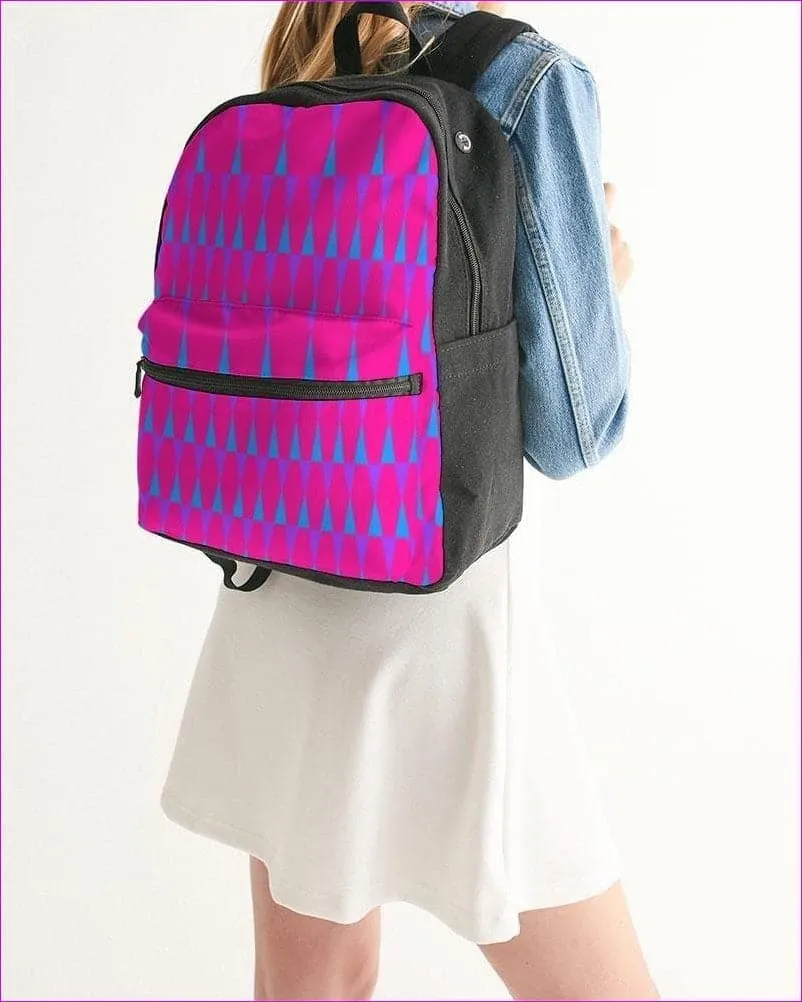 Candy Checkered Small Canvas Backpack