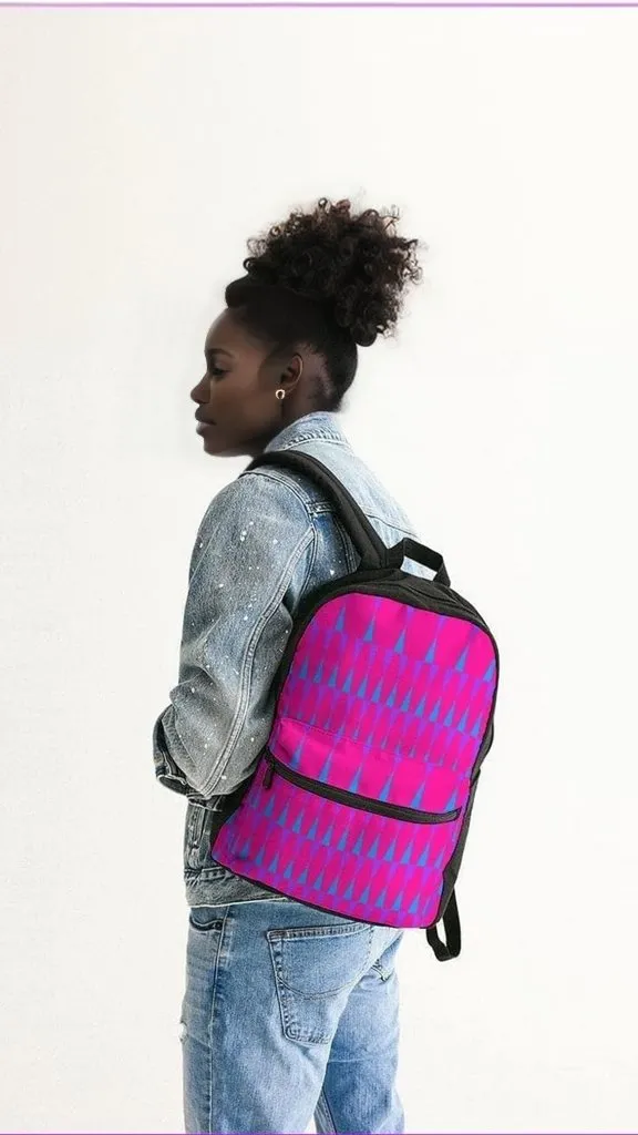 Candy Checkered Small Canvas Backpack