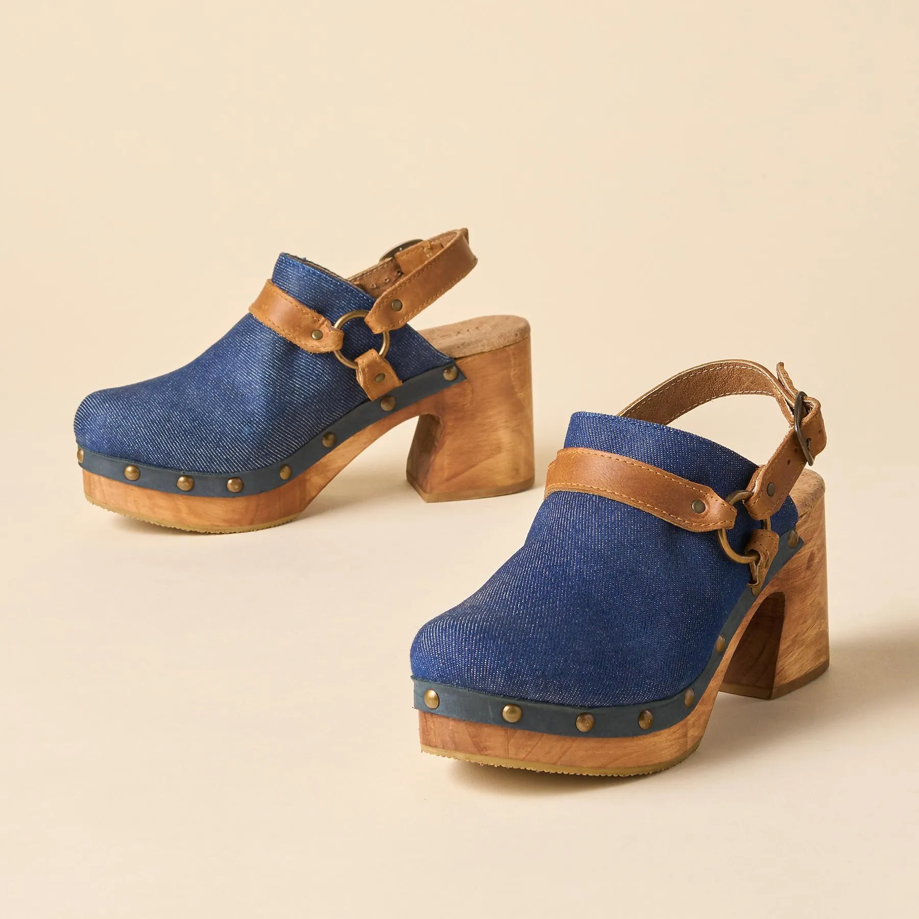 Ceinture Denim Clogs